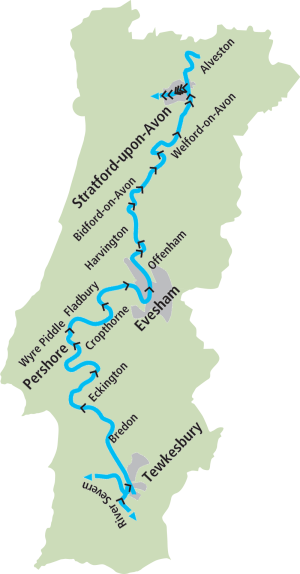 river avon map
