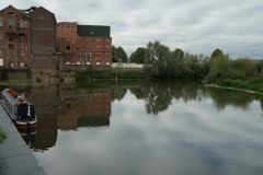 Looking down onto the Severn - Avon Lock